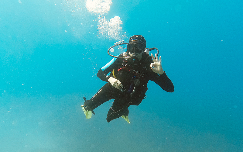 First time scuba diving Dahab